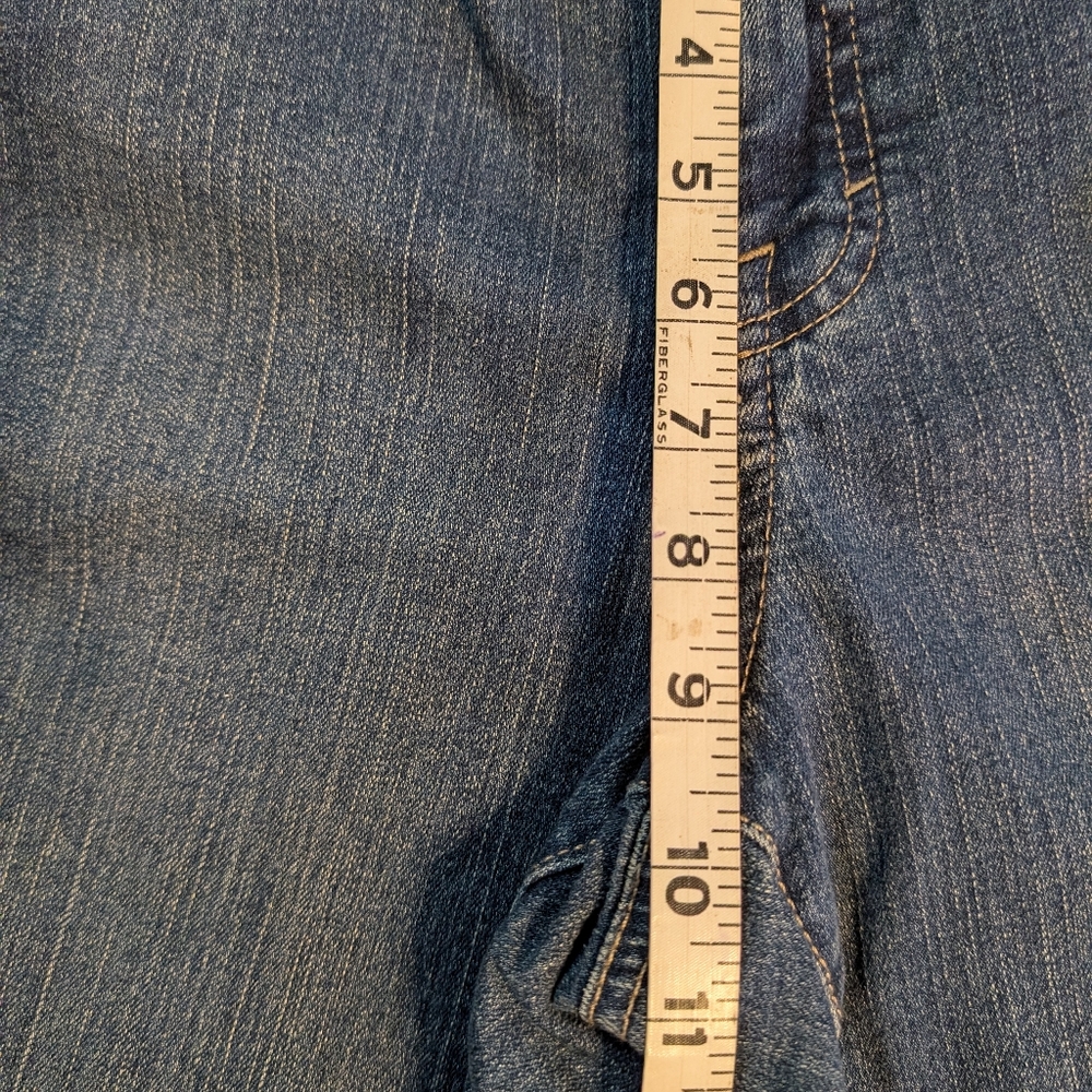 Style & Co Modern Boot Cut Jeans Size 12P Gorgeous Bling Pockets - Picture 9 of 11